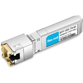 10G SFP + إلى RJ45 متوافق مع Cisco SFP-10G-T-80، وحدة إرسال واستقبال 10GBASE-T SFP + Copper RJ-45 80m in Saudi Arabia