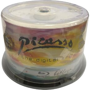 2,400 Picasso Blu-ray 4X BD-R 25GB Disc Logo on Top in Saudi Arabia