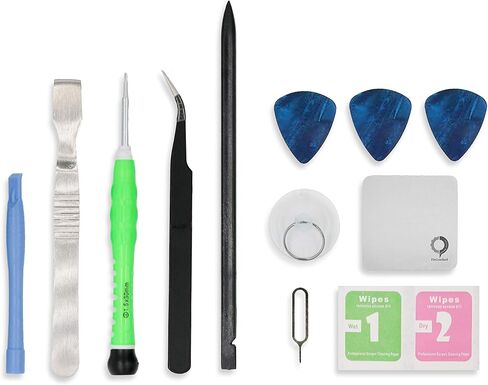 Fixcracked Touch Screen Replacement Parts Digitizer Glass Assembly for Ipad 2 + WIFI Antenna Cable and Professional Tool Kit(Black） in Saudi Arabia
