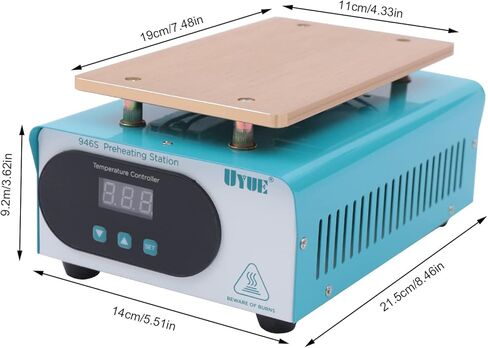 biniliubi 400W LCD Screen Separator Machine, 8 Inch Screen Repair Separating Machine Touch Screen LCD Glass Lens Removal LCD Separator for Cellphone Ipad Repair in Kuwait