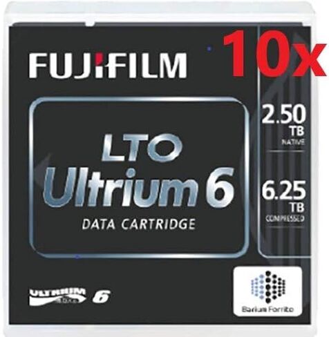 Fuji LTO Ultrium 6 Tape Cartridge 10 Pack in Saudi Arabia
