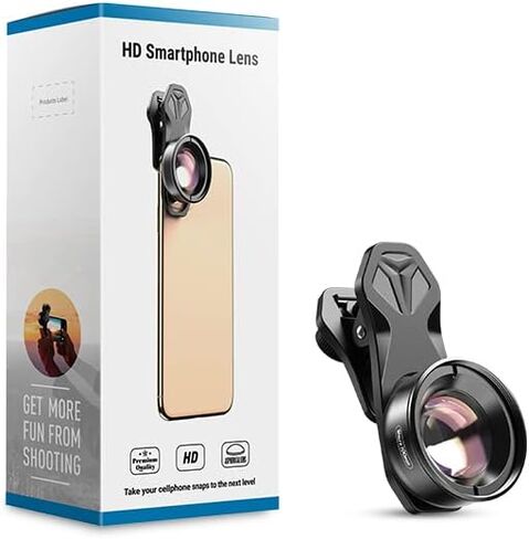 Phone Camera Lens, Macro Lens for iPhone, Macro Photography Lens for Smartphone, Samsung, Galaxy, Oneplus, Android Phone, Cell Phone Macro Lens Attachment in Saudi Arabia