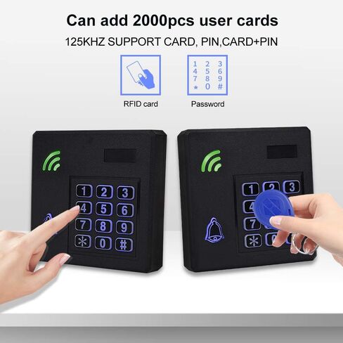 HFeng IP68 لوحة مفاتيح التحكم بالدخول RFID المقاومة للماء ويجاند 26 باب نظام التحكم في الدخول في الهواء الطلق مقاومة للمطر 125 كيلو هرتز مع 10 قطع EM4100 لوحات مفاتيح in Saudi Arabia