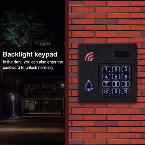 HFeng IP68 لوحة مفاتيح التحكم بالدخول RFID المقاومة للماء ويجاند 26 باب نظام التحكم في الدخول في الهواء الطلق مقاومة للمطر 125 كيلو هرتز مع 10 قطع EM4100 لوحات مفاتيح in Saudi Arabia