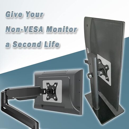 محول تثبيت VESA للشاشة العالمية لشاشات الكمبيوتر غير VESA مقاس 13 - 27 بوصة، وأجهزة الكمبيوتر اللوحية iPad VESA مجموعة حامل ذراع التثبيت 75 × 75 مم... in Saudi Arabia