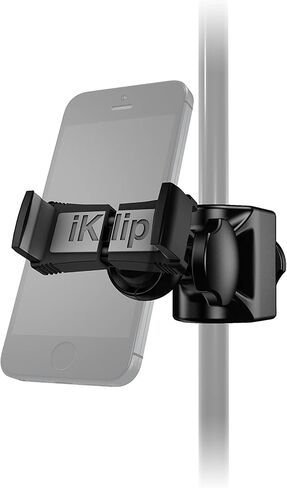 IK Multimedia iKlip Xpand Mini mic Stand Phone Holder, Compatible with iPhone & Android Smartphones 3.5" to 6", with Adjustable 360° Swivel in Kuwait