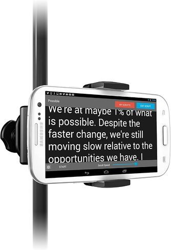 IK Multimedia iKlip Xpand Mini mic Stand Phone Holder, Compatible with iPhone & Android Smartphones 3.5" to 6", with Adjustable 360° Swivel in Kuwait