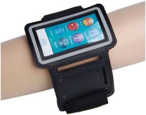 حافظة سوداء رائعة للجري وصالة الالعاب الرياضية لجهاز ابل ايبود نانو 7G in Kuwait