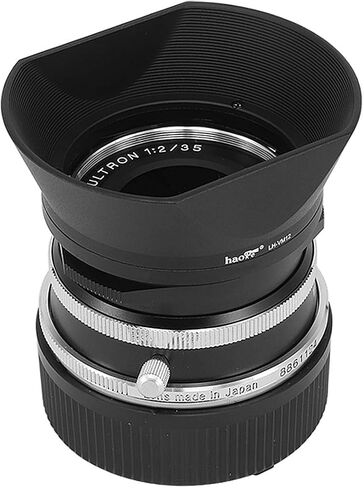 Haoge LH-VM11 Bayonet Round Metal Lens Hood Shade for Voigtlander 35mm f2 1:2/35 Ultron Aspherical Vintage Line VM Lens Replace LH-12 in Saudi Arabia