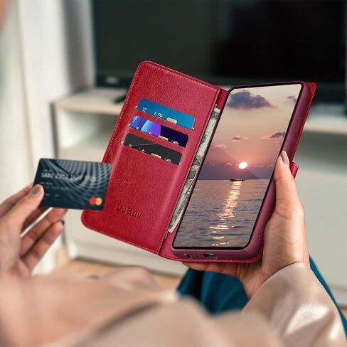 for iPhone 13 2-in-1 Detachable Wallet case with Credit Card Holder【RFID Blocking】,Flip Folio Book PU Leather Protective Cover Women Men for Apple 13 Phone case Black in Kuwait