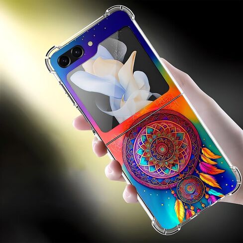 Galaxy Z Flip 5 Case,Beautiful Rose Flowers Drop Protection Shockproof Case TPU Full Body Protective Scratch-Resistant Cover for Samsung Galaxy Z Flip 5 in Saudi Arabia