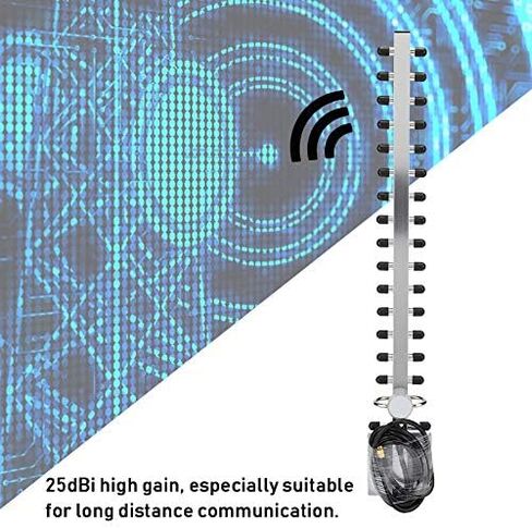 هوائي ياجي اتجاهي 2.4G، هوائي واي فاي 20 ديسيبل عالي الكسب 2.4GHz 13 وحدة هوائي ياجي اتجاهي، راوتر لاسلكي بطاقة شبكة واي فاي هوائي خارجي in Kuwait
