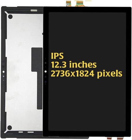 A-MIND for Microsoft Surface Pro 5 1796/Pro 6 1807 1809 Screen Replacement V1.0 6870S-2403A 12.3 inches LCD Display Touch Digitizer Full Assembly with Screen Protect and Repair Tool Kits(Black) in Saudi Arabia