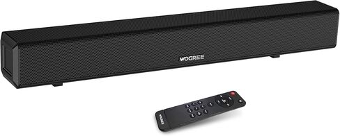 مكبر صوت 2.1 قناة مع مضخم صوت مدمج من ووجري، قضبان صوت صغيرة 80 واط 24 انش للتلفزيون ومكبرات صوت التلفزيون المنزلية تدعم البلوتوث وHDMI - ايه ار سي، بصري، ايه يو اكس، مدخل خط داخلي، USB in Kuwait