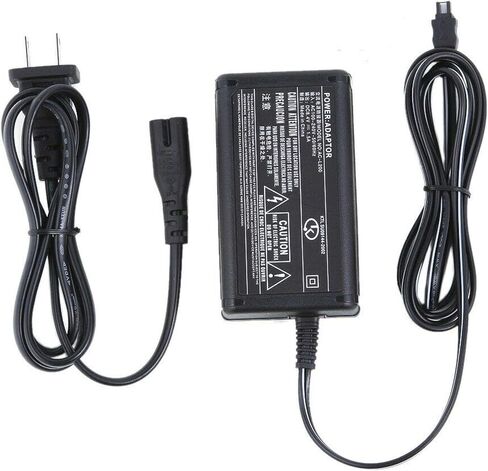 AC Power Cord Charger Adapter Cable for Sony Handycam CCD-TR67 Camcorder Video Camera Recorder DC-in Wall Power Supply Mains Plug, Compatible Replacement in Saudi Arabia