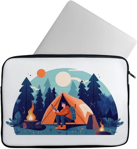 Camper Mac Book Pro 14" Sleeve - Nature Laptop Sleeve - Art Mac Book Sleeve in Saudi Arabia