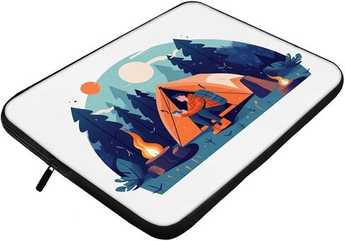 Camper Mac Book Pro 14" Sleeve - Nature Laptop Sleeve - Art Mac Book Sleeve in Saudi Arabia
