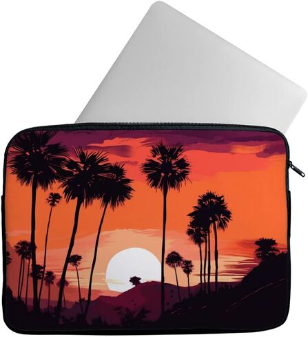 حافظة Sunset Lover Mac Book Pro مقاس 16 بوصة - حافظة كمبيوتر محمول بتصميم الشاطئ - حافظة كمبيوتر محمول توضيحية لـ Mac in Kuwait