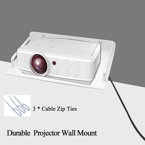2-Be-Best Small Wall Shelf, Floating Shelf Heat Dissipation Design Mini Projector Wall Mount for Wall 90° Foldable 8.8lbs Load Used for Projector, Router, Artwork, Media Boxes, Game Consoles (Sliver) in Saudi Arabia