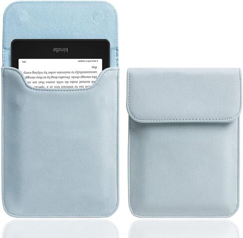 حافظة WALNEW لجهاز Kindle Paperwhite الجديد مقاس 6.8 بوصات الجيل الحادي عشر 2021، غطاء حقيبة واقية لقارئ Kindle Paperwhite الإلكتروني مقاس 6.8 بوصات (أزرق فاتح) in Kuwait