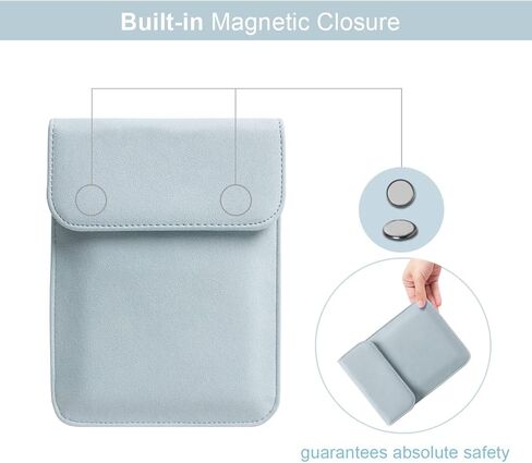 حافظة WALNEW لجهاز Kindle Paperwhite الجديد مقاس 6.8 بوصات الجيل الحادي عشر 2021، غطاء حقيبة واقية لقارئ Kindle Paperwhite الإلكتروني مقاس 6.8 بوصات (أزرق فاتح) in Kuwait