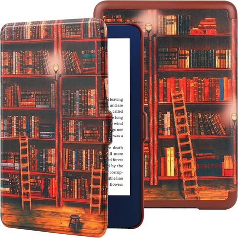 حافظة HGWALP لإصدار Kindle 11th Generation 2022 الجديد كليًا مقاس 6 بوصات فقط، غطاء جلد PU فائق النحافة مع خاصية النوم والاستيقاظ التلقائي، حافظة واقية لجهاز Kindle 2022-رخام أزرق in Kuwait