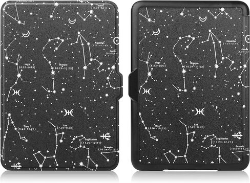 Case for 6" All-New Kindle 11th Generation 2022 Release Only, Folio Ultra Slim PU Leather Cover with Auto Sleep and Wake, Protective Case for Kindle 2022-Apricot Flowers in Kuwait