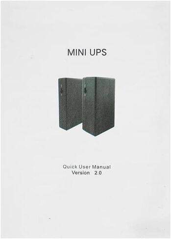 بطارية UPS صغيرة متعددة الأغراض احتياطية 5 فولت 2 أمبير 44.4 وات، مصدر طاقة احتياطي آمن، مصدر طاقة غير منقطع 111 × 60 × 43 مم in Kuwait