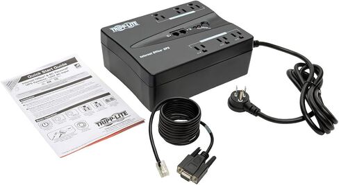 Tripp Lite INTERNET350SER 350VA 180W UPS بطارية سطح المكتب احتياطية مدمجة 120V DB9 RJ11 PC، 6 منافذ in Saudi Arabia