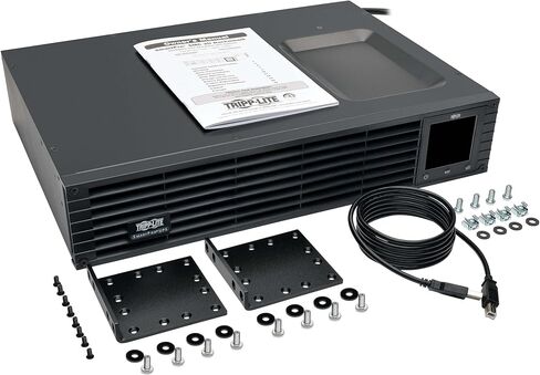 بطارية احتياطية من Tripp Lite 1000VA Sine Wave UPS، LCD، 700W AVR Line-Interactive، 2U Rackmount، USB، DB9 (SMC10002URM)، أسود in Kuwait