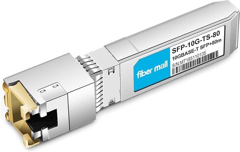 10G SFP + إلى RJ45 متوافق مع Cisco SFP-10G-T-80، وحدة إرسال واستقبال 10GBASE-T SFP + Copper RJ-45 80m in Saudi Arabia
