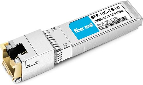 10G SFP + إلى RJ45 متوافق مع Cisco SFP-10G-T-80، وحدة إرسال واستقبال 10GBASE-T SFP + Copper RJ-45 80m in Saudi Arabia