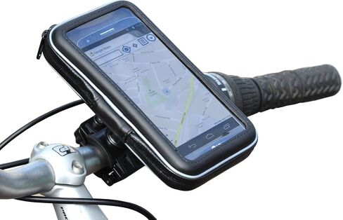 حامل مقاوم للماء للدراجة/الدراجة/الدراجة والدراجات النارية من Navitech متوافق مع هاتف HTC One/HTC Butterfly/HTC Butterfly S/HTC ONE Max/HTC Desire 700 in Saudi Arabia