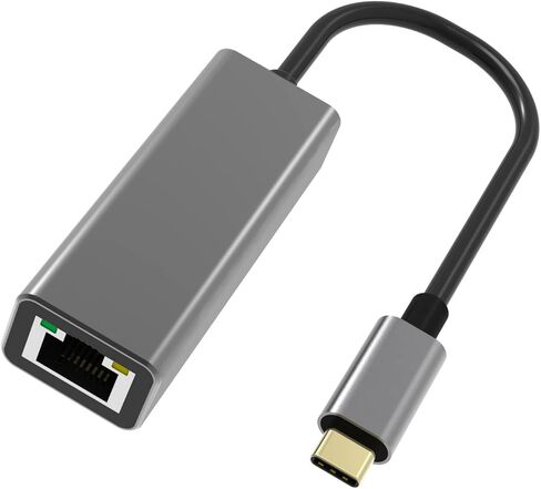 محول KIHENG USB C إلى Ethernet، RJ45 إلى USB C Thunderbolt 3/Type-C Gigabit Ethernet LAN محول شبكة متوافق مع Windows وMacBook وmacOS وMac Pro Mini والكمبيوتر المحمول والكمبيوتر الشخصي والمزيد in Kuwait