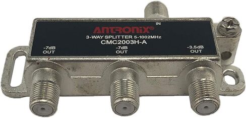 Antronix CMC2003H-A 3-Way Horizontal Splitter -3.5dB -7dB 5-1002 MHz عالي الأداء للتلفزيون والإنترنت in Kuwait