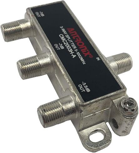 Antronix CMC2003H-A 3-Way Horizontal Splitter -3.5dB -7dB 5-1002 MHz عالي الأداء للتلفزيون والإنترنت in Kuwait