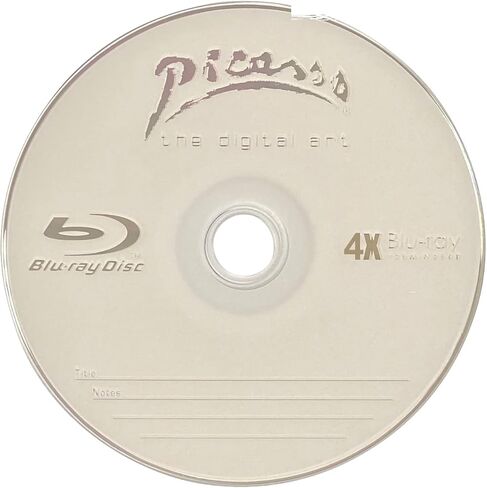 2,400 Picasso Blu-ray 4X BD-R 25GB Disc Logo on Top in Saudi Arabia