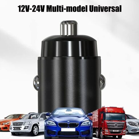 Wekttznol USB C Car Charger, PD 30W & PD 30W Type C Car Charger with Mini and All-Metal Body, Compatible with iPhone 14/13/12 Pro Max/Pro/Samsung Galaxy 22/Google Pixel in Saudi Arabia