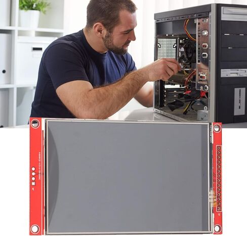 4in TFT LCD Display Module, Color Screen Module, ILI9488 Driver 14pin 480x320 HD SPI Serial Touch Screen Display Module, with Memory Card Slot, 3.3V ‑ 5V in Saudi Arabia