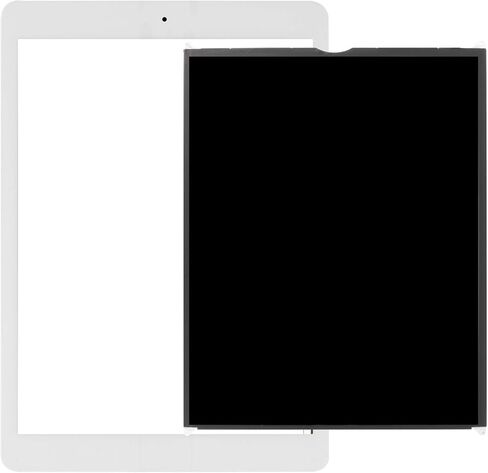Screen Replacement For iPad Air 1st Generation 9.7inch A1474 A1475 A1476（Not For Air 2）LCD Display And Touch Screen digitizer With Home Button & Free Tool Repair Kit & Screen Protector (Black) in Saudi Arabia