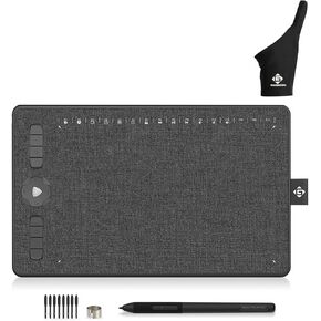 تابلت قلم GAOMON M1230 وقفازات إصبع واحدة - نظام تشغيل أندرويد 12 بوصة يدعم 13 مفتاحًا سريعًا و16 مفتاحًا ناعمًا للوسائط المتعددة قلم رسم الرسومات مع قلم رسم 8192 يدعم إمالة الضغط وقلم خالٍ من البطارية in Saudi Arabia