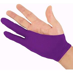 Art 2-Finger Glove for Drawing Tablets Lycra Glove Artist Drawing Glove for Graphics Tablet Light Box Tracing Light Pad in Kuwait