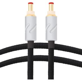 Monosaudio HiFi Audio DC 2.5mm/2.1mm Cable High Purity OFC 4N 99.998% Pure Silver Audiophile Dedicated Audio DC5.5-2.1 Line 1A-3A for Audio,Speakers,S ubwoofers, Home Theater,Amp（1M/3.3Ft） in Saudi Arabia