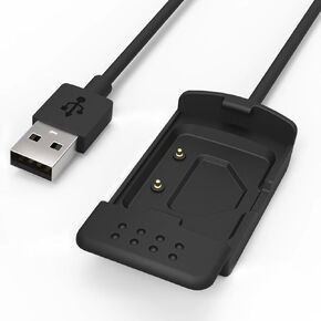 MoKo Scosche Rhythm+ قاعدة شاحن لمراقبة معدل ضربات القلب، شاحن USB بديل لقاعدة الشحن مع كابل شحن 1 متر لإيقاع Scosche + سوار ذراع لمراقبة معدل ضربات القلب، أسود in Kuwait