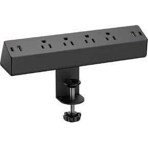 شريط طاقة بمشبك مكتب مع منافذ USB C، وواقي زيادة التيار 1080J مع سلك تمديد بطول 6 أقدام، وشريط طاقة مثبت على حافة المكتب مع 4 منافذ USB، يناسب حافة سطح الطاولة مقاس 1.7 بوصة. in Kuwait