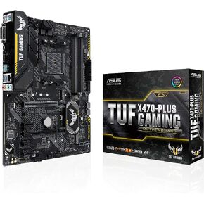ASUS TUF X470-Plus Gaming AMD Ryzen 2 AM4 DDR4 HDMI DVI M.2 ATX Motherboard in Saudi Arabia
