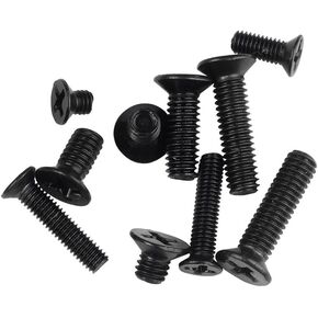 CREAP 250 قطعة/500 قطعة M2 M2.5 M3 KM برغي برأس مسطح لأجهزة الكمبيوتر المحمول مجموعة براغي للكمبيوتر المحمول الصغير (اللون: 250 قطعة) in Kuwait