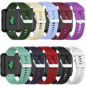 Lemspum Forerunner 35 Accessories Straps,Replacement Silicone Sport Wrist Bands Watchstraps with Tool Kits for Garmin Forerunner 30,35 GPS Running Watch,Waterproof in Saudi Arabia