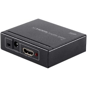 Monoprice Blackbird 4K 1x2 HDMI Amplifier Splitter - 48-bit Deep Color, 3D Video Support, Black in Saudi Arabia