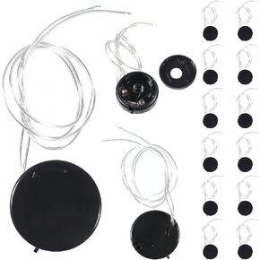 Coliao 15pcs cr2032 Battery Holder Coin Cell Holder, 6V CR2032 Battery Holder with On/Off Switch, 2 x 3V CR2032 Button Cell Battery Holder with Wires in Saudi Arabia